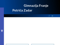 Frontpage screenshot for site: Gimnazija Franje Petrića - Zadar (http://www.zd-mioc.hr/)