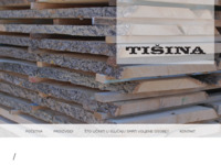 Frontpage screenshot for site: Proizvodnja lijesova i pogrebne usluge (http://www.tisina.hr)
