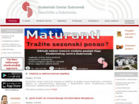 Frontpage screenshot for site: (http://www.scdu.hr/)
