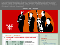 Frontpage screenshot for site: Zagrebački kvartet fagota (http://www.zg4f.blogspot.com)