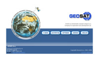 Frontpage screenshot for site: (http://www.geosat.hr)