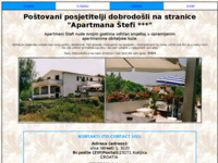 Frontpage screenshot for site: (http://free-zg.htnet.hr/apartmani-stefi)