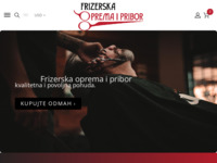 Frontpage screenshot for site: (http://www.frizerskipribor.com)