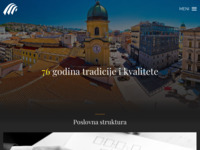Frontpage screenshot for site: Pik d.d. Rijeka (http://www.pikrijeka.hr)