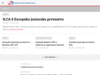 Frontpage screenshot for site: Hrvatski jedriličarski savez (http://www.hjs.hr)