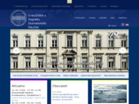 Frontpage screenshot for site: Stomatološki fakultet (http://www.sfzg.hr/)