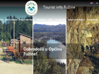 Frontpage screenshot for site: Turistička zajednica općine Fužine (http://www.tz-fuzine.hr/)