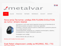 Frontpage screenshot for site: (http://www.metalvar.hr/)