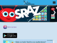 Frontpage screenshot for site: 32bita - Sraz2 (http://www.32bita.hr)