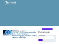 Frontpage screenshot for site: (http://www.itnovosti.com/)