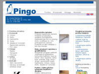 Frontpage screenshot for site: (http://www.pingo.hr/)