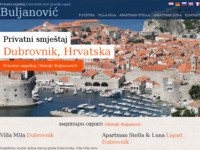 Frontpage screenshot for site: (http://www.buljanovicdubrovnik.com/)