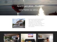 Frontpage screenshot for site: Apartmani Jena Pisak (http://apartmani-jena.bravehost.com/)