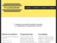 Frontpage screenshot for site: Pogrebnik (http://www.pogrebnik.hr)
