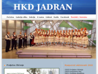 Frontpage screenshot for site: (http://www.jadran.se)