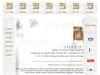 Frontpage screenshot for site: (http://www.ateliertorzo.hr)