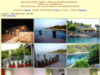 Frontpage screenshot for site: Apartmani na Hvaru (http://free-st.t-com.hr/hvar_holiday)