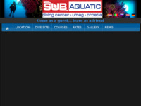Frontpage screenshot for site: (http://www.subaquatic.org/)