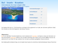 Frontpage screenshot for site: Bol (http://www.kroatien-adrialin.de/ortsinfos/bol/)