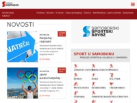 Frontpage screenshot for site: (http://www.samoborski-sport.hr)