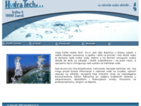 Frontpage screenshot for site: (http://www.hydratech.hr/)