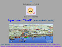 Frontpage screenshot for site: Apartman Gostl - Nemira kod Omiša (http://free-zg.htnet.hr/nemira)