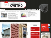 Frontpage screenshot for site: (http://www.gradnja-cvetko.hr/)