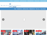 Frontpage screenshot for site: (http://sport.marina-kastela.hr)