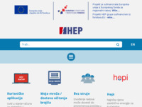 Frontpage screenshot for site: Hrvatska elektroprivreda d.d. (http://www.hep.hr/)