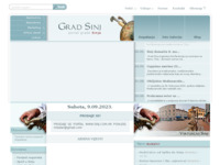 Frontpage screenshot for site: Grad Sinj (http://www.sinj.com.hr/)