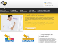 Frontpage screenshot for site: Pripol d.o.o. (http://www.pripol.hr/)