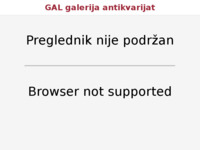 Frontpage screenshot for site: Antikvarijat-galerija Gal (http://www.galerijagal.hr)