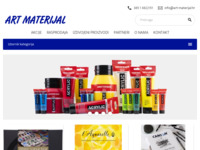 Frontpage screenshot for site: Art Materijal d.o.o. (http://www.art-materijal.hr/)