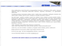 Frontpage screenshot for site: Intron Elektronika (http://www.intron.hr/)