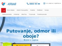 Slika naslovnice sjedišta: Atlas airtours (http://www.atlasairtours.hr)