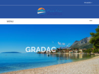 Frontpage screenshot for site: Turistička zajednica Gradac (http://www.gradac.hr/)