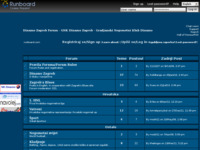 Frontpage screenshot for site: NK Dinamo Zagreb forum (http://b122222.runboard.com/)