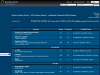 Frontpage screenshot for site: NK Dinamo Zagreb forum (http://b122222.runboard.com/)