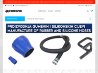 Frontpage screenshot for site: Proizvodnja gumenih armiranih cijevi (http://www.pasaric.hr/)