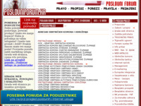 Frontpage screenshot for site: Adresar obrtničkih komora i udruženja (http://www.poslovniforum.hr/obrtadresar.asp)