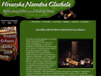 Frontpage screenshot for site: (http://www.hrvatska-narodna-glazbala.com/)