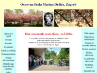 Frontpage screenshot for site: (http://www.os-mdrzica-zg.skole.hr/)