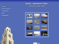 Frontpage screenshot for site: Igrane - Apartmani Ivan Stipin (http://www.inet.hr/igrane/hrvatski/home.htm)
