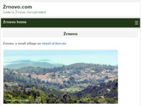 Slika naslovnice sjedišta: Žrnovo - Otok Korčula (http://www.zrnovo.com/)