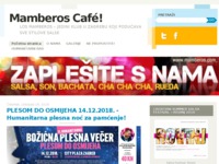 Frontpage screenshot for site: Internet stranice plesnog kluba Los Mamberos (http://www.mamberos.com)