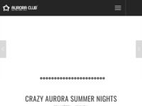 Frontpage screenshot for site: (http://www.auroraclub.hr/)