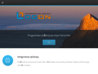 Frontpage screenshot for site: (http://www.logon.hr)