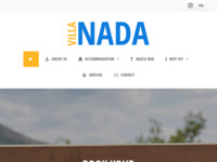 Frontpage screenshot for site: Villa Nada Duće (http://www.villa-nada.net/)