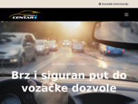 Frontpage screenshot for site: (http://www.autoskola-centar.hr/)