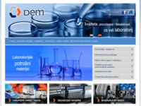 Frontpage screenshot for site: Dem d.o.o. (http://www.dem.hr/)